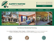 Tablet Screenshot of claffeys.com